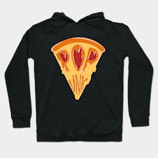 Popunk Pizza Logo Colorful Hoodie